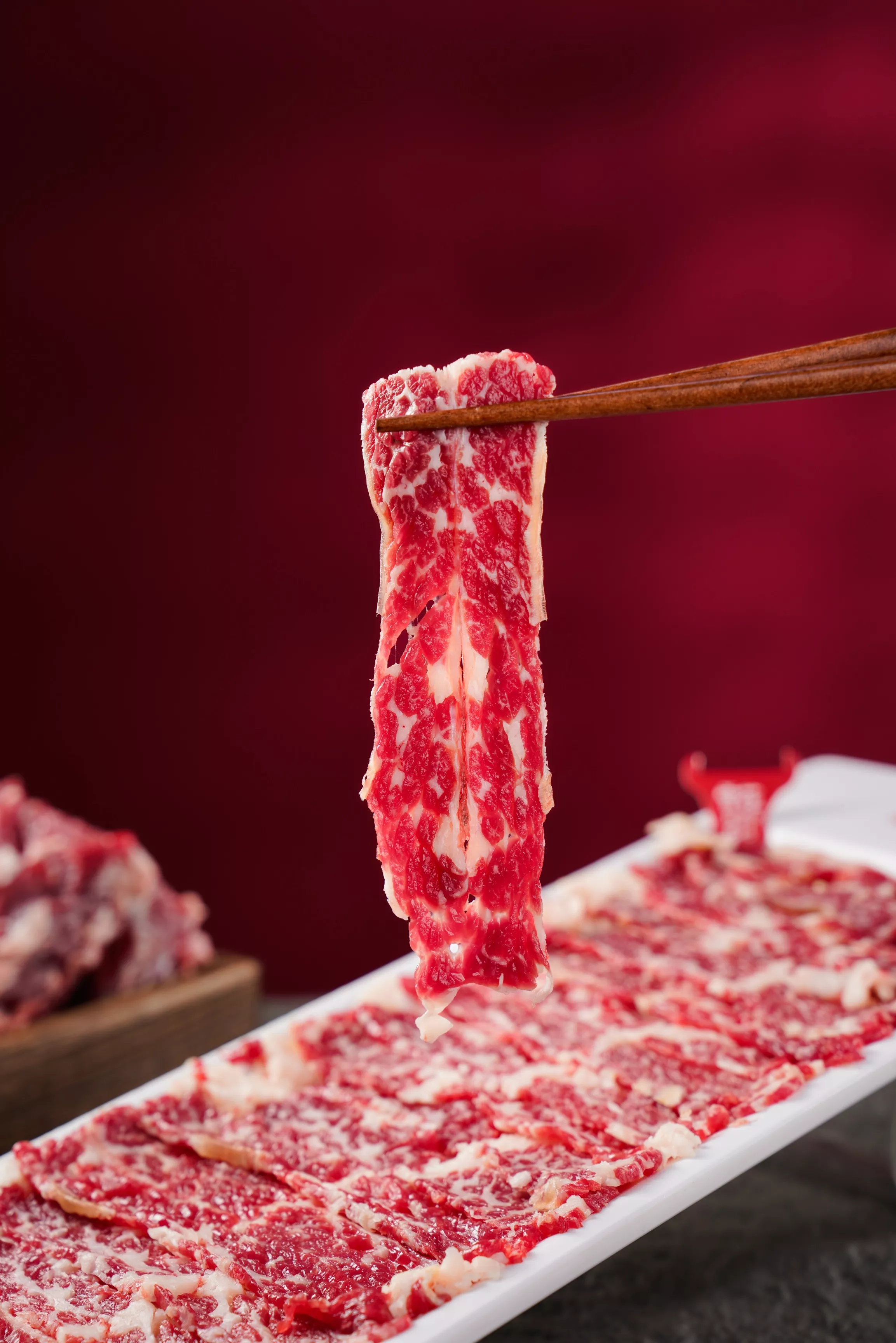 潮正和牛肉火锅新鲜食材
