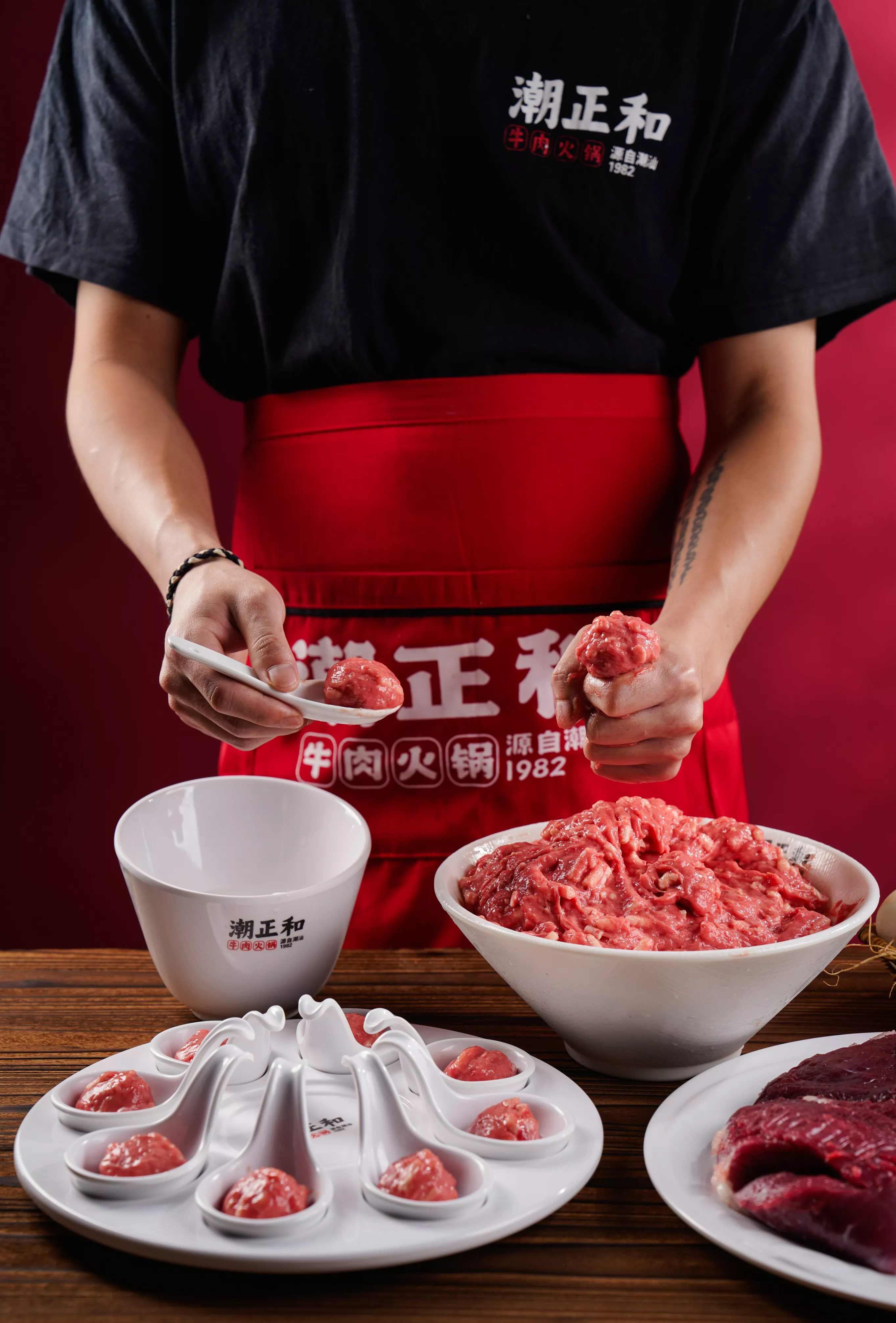 潮正和牛肉火锅牛肉丸