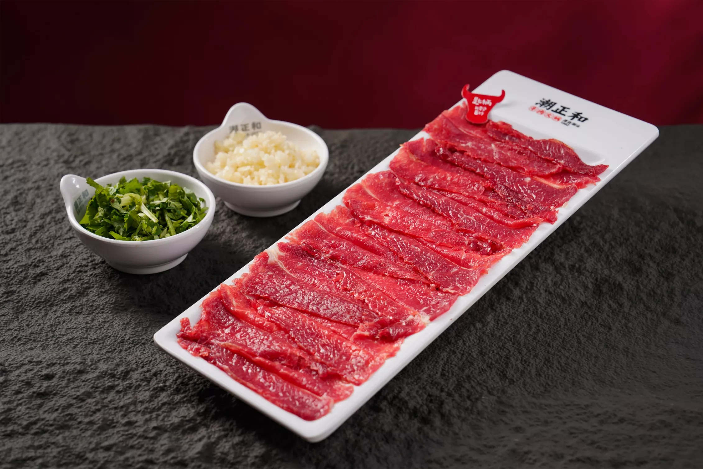 潮正和牛肉火锅菜品